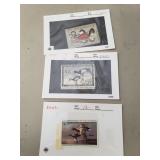 (3) Assorted Duck Hunting Stamps