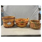 (3) Longaberger Baskets