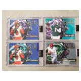 (4) NFL Football Cards (Kyle McCord, Cam Ward &