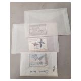 (3) Assorted Duck Hunting Stamps