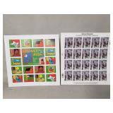 (2) Sheets Of U.S. Postal Service Stamps