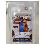 (1) Graded Jason "The Jet" Terry Autographed