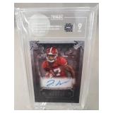 (1) Graded Jaylen Waddle Autographed NFL Football