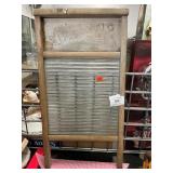 Vintage Glass Washboard