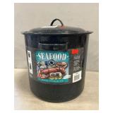 New Unused Graniteware Seafood Pot