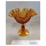 (1) Vintage Fenton Pedestal Compote/Candy Dish