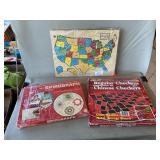 Spirograph, Chinese Checkers/Checkers, Wooden