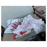 (2) Vintage Christmas Tablecloths