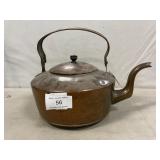 Vintage Copper Tea Kettle