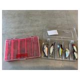 Assorted Freshwater Fishing Lures In Case + (1)
