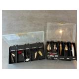 (2) Cases With Assorted Fishing Lures