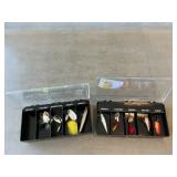 (2) Cases With Assorted Fishing Lures