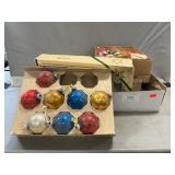 Lot Of Glass Christmas Ornaments