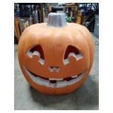 (1) Plastic Lighted Jack-O-Lantern (20" Tall)