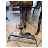 (2) Adjustable Multi-Roller Material Stands
