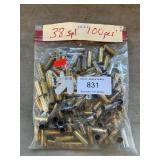 (100) .38 Special Empty Brass Cases (As Per