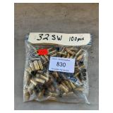 (100) .32 S & W Empty Brass Cases (As Per