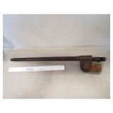 (1) Vintage U.S. Model 1873 Bayonet w/ Scabbard &