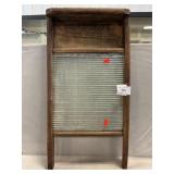 Vintage Glass Washboard