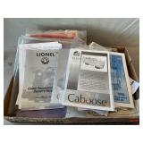 Lot Of Model Train Manuals, Ephemera