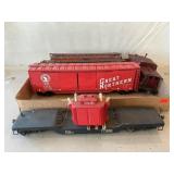 O Scale Train Cars (Caboose Missing Wheels)