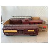 (4) O Scale Train Cars