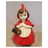 (1) Vintage Hull Pottery "Little Red Riding Hood
