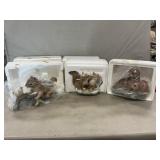 Home Interiors Porcelain Chipmunks, Seals