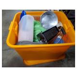 Box Lot Of Assorted Kitchen Items Including A
