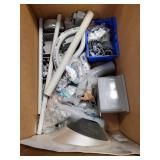 Box Of Assorted Electrical Conduit Pieces & More
