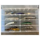 Minnow & Crankbait Fishing Lures In Case