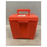 Vintage 45 Records In Carry Case