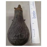 (1) Antique Black Powder Flask