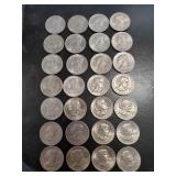 (28) U.S. Susan B. Anthony One Dollar Coins