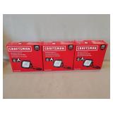 (3) New Craftsman 1000 Lumens LED Worklights
