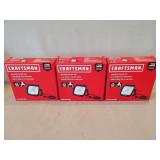 (3) New Craftsman 1000 Lumens LED Worklights