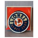 Heavy Resin Lionel Clock
