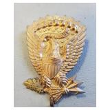 (1) Civil War Hardee Hat Eagle Inignia