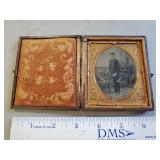 (1) Civil War Tintype Of A Navy Officer