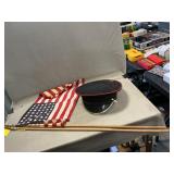 (2) 48-Star Flags, Service Cap