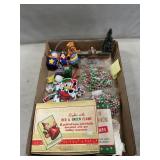 Vintage Christmas Matches, Bead Garland,