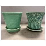Morton, McCoy Pottery Planters