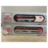 (2) Williams O Scale Passenger Train Cars