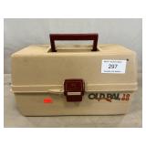 Old Pal Tackle Box With Lures, Bobbers, Rubber