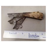 (1) Civil War Era 3-Blade Folding Fleam