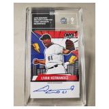 (1) Graded Livan Hernanddez Autographed Baseball