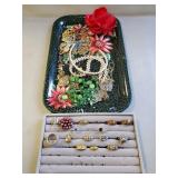 Tray Of Assorted Jewelry