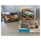 Sprint Car Model Kit, (2) HO Scale Plasticville