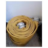 (2) Jaffrey Large Diameter Supply Fire Hoses