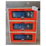 (3) Lionel O Scale Box Cars